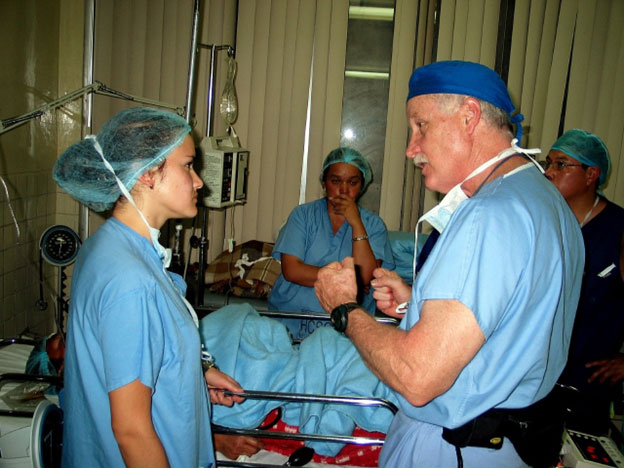 In Ecuador teaching PACU resuscitation
