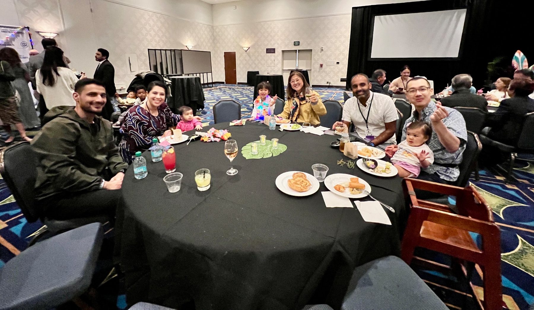 CSA members and their families at the Family Reception