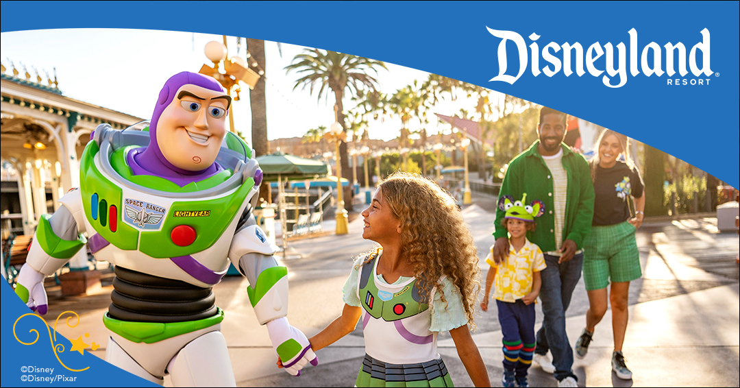 Family enjoying a day at Disneyland Resort